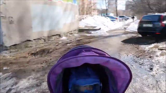 Обычная прогулка мамы в декрете (Москва, Гольяново) смотреть онлайн