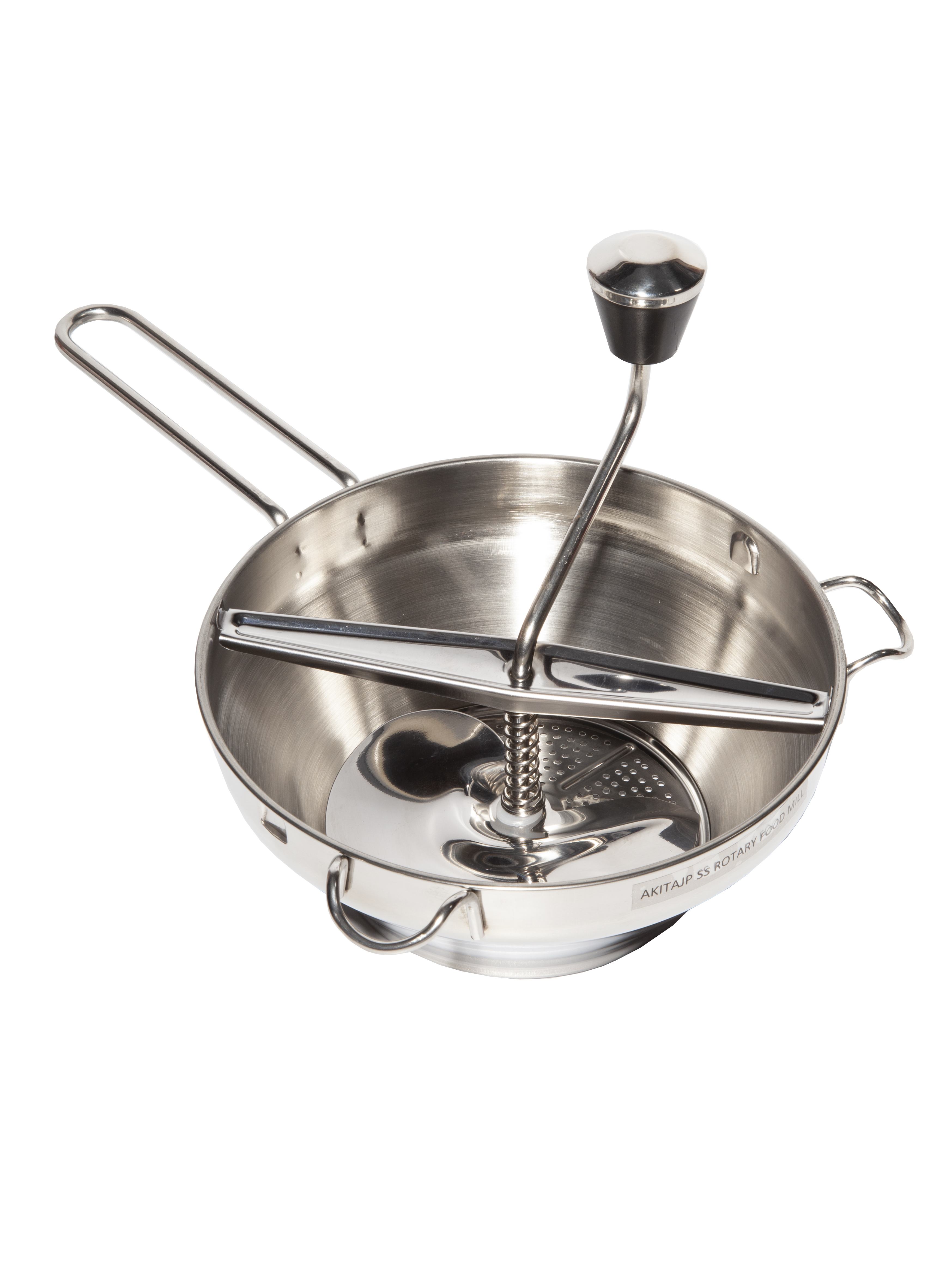 Ручное механическое сито food mill AKITAJP S/S для протирки в пюре ягод, фруктов, овощей, томатов смотреть онлайн