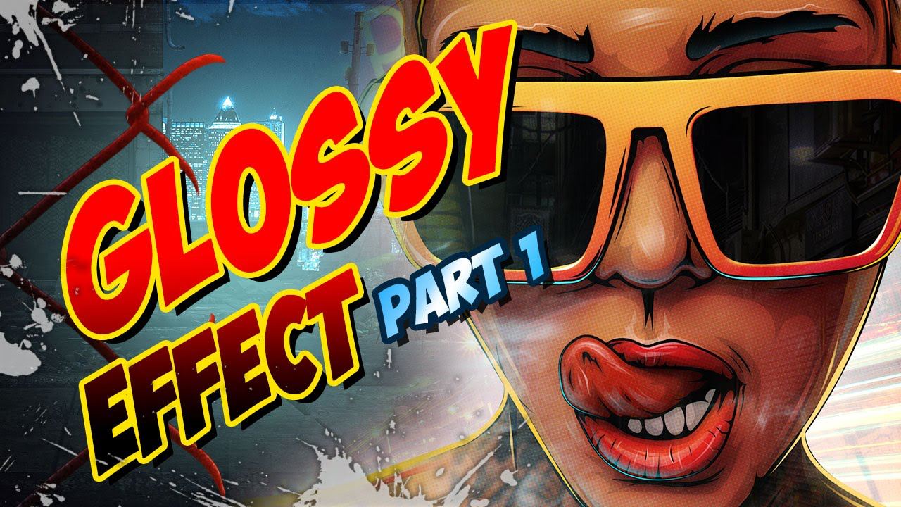 Photoshop: Создаем глянцевый эффект