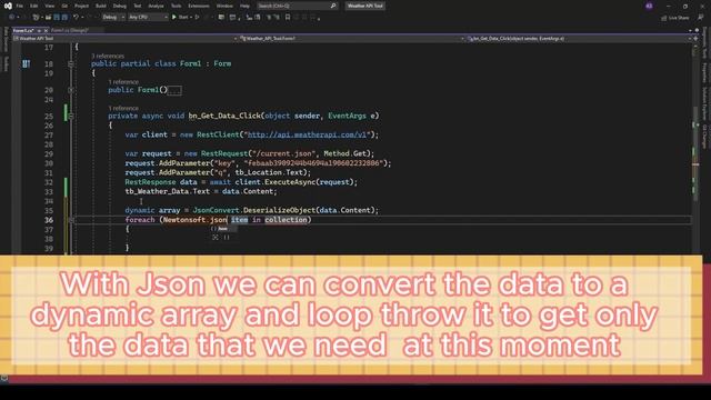 Step-by-step Guide : Weather Api With Restsharp And Json смотреть онлайн