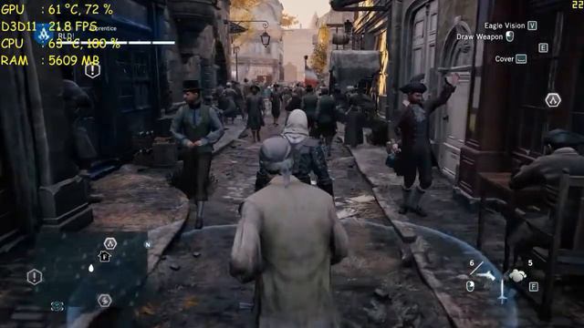 Assassins Creed Unity gtx 1050 ti 600*480 low setting vs 1920*1080 Cpu bottleneck смотреть онлайн