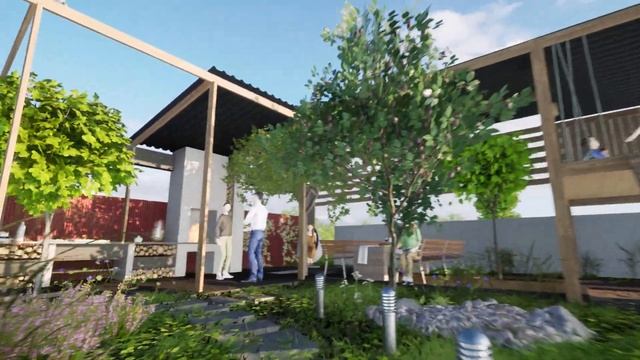 Место отдыха на участке смотреть онлайн