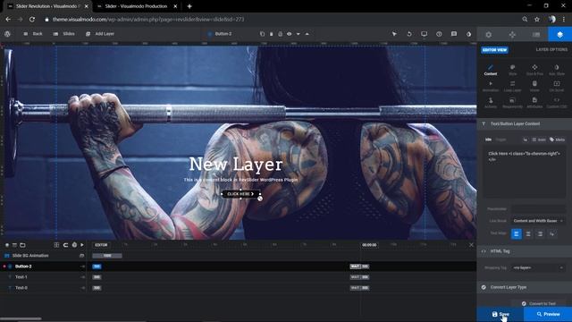 How To Add a Link Into Buttons Using Revolution Slider 6 WordPress Plugin - Actions смотреть онлайн