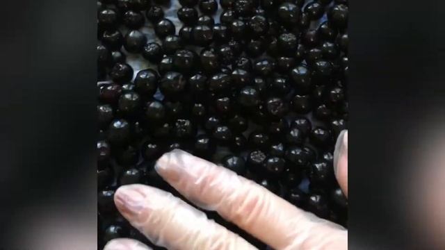 Пастила из черноплодки, мармелад из черной рябины, черноплодка с сахаром, подготовка ягод! смотреть онлайн