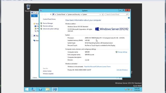 How to configure Remote Desktop in Windows Server 2012 R2 смотреть онлайн