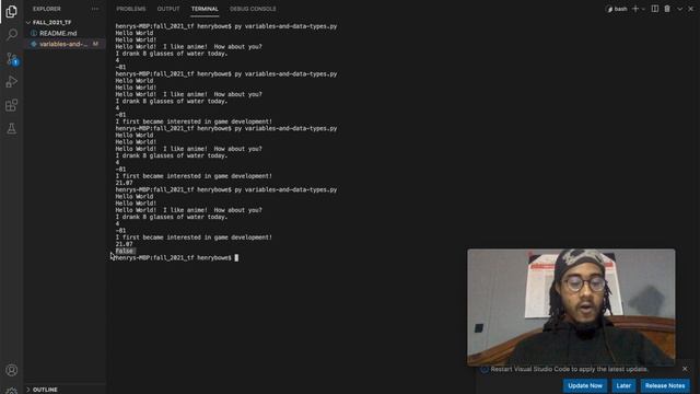 Python Variables HD 1080p смотреть онлайн