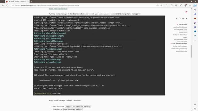 NixOS Introduction - Home manager смотреть онлайн