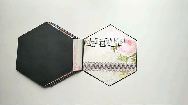 Hexagon Scrapbook Tutorial | Valentine Day Cards | Hexagonal Explosion box | By Crafts Space смотреть онлайн
