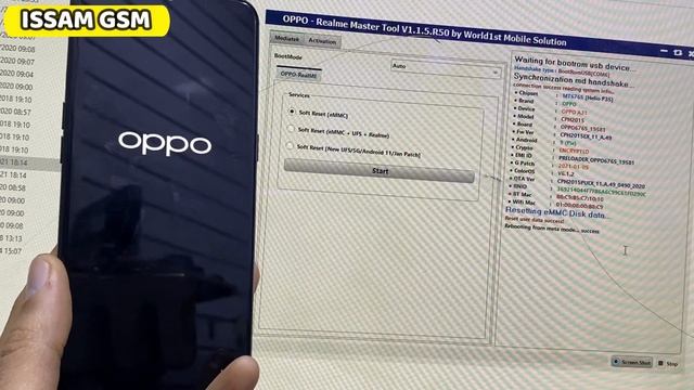 OPPO A31 CPH2015 MTK REMOVE PASSWORD FORMAT RESET With Oppo-Realme Master Tool смотреть онлайн