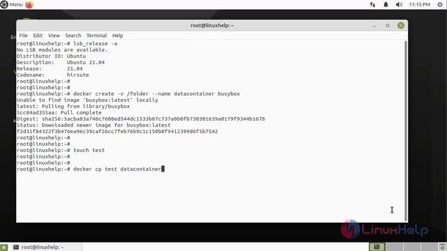 How to create a Data Container for multiple Docker images on Ubuntu 21.04 смотреть онлайн