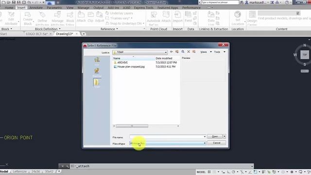 Using a Raster Sketch as an Underlay for AutoCAD смотреть онлайн