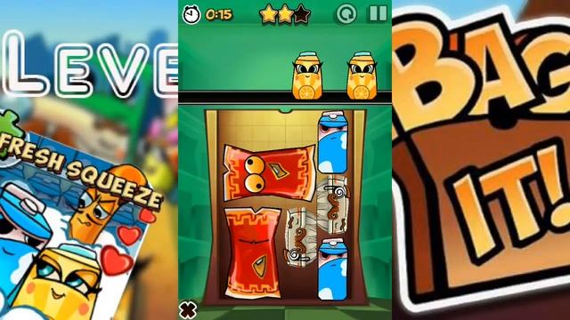 Bag It! / Fresh Squeeze / Levels 5 / Double Date! / All Upright! / Three Stars Walkthrough смотреть онлайн
