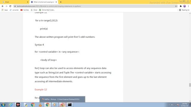 for() loop in python with detailed examples.(Must Watch).Python class-22 смотреть онлайн