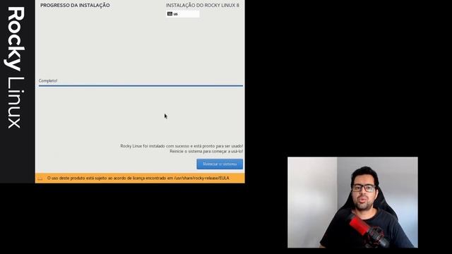 INSTALANDO O ROCKY LINUX 8.5 WORKSTATION COM SUPORTE A SECURE BOOT | Linux Desktop смотреть онлайн