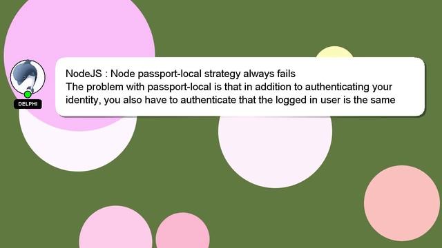 NodeJS : Node passport-local strategy always fails смотреть онлайн