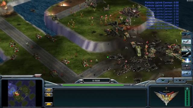 USA Air Force - Command & Conquer Generals Zero Hour - 1 vs 5 HARD Gameplay смотреть онлайн