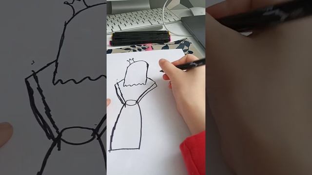 Как нарисовать принцессу в зади смотреть онлайн