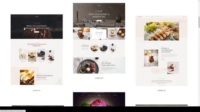 Xocora - Food Bakery WooCommerce WordPress Theme cakes coffee смотреть онлайн
