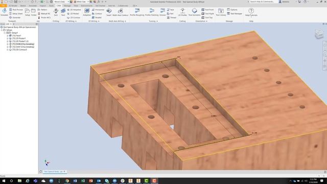 CNC Machining simulation and collision checking in Inventor CAM смотреть онлайн
