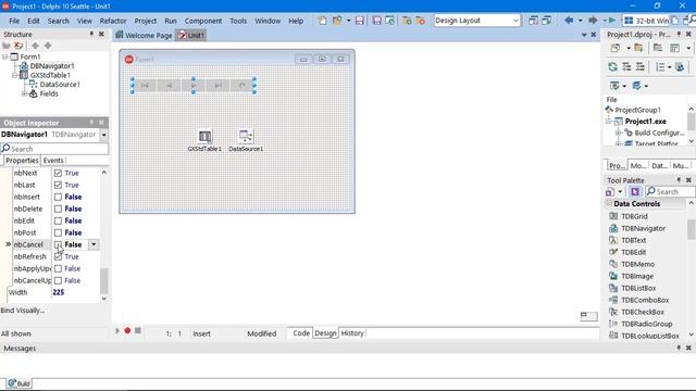 No.5 VCL Data Presentation from GX Dataware Database Table by Standard Data Controls смотреть онлайн