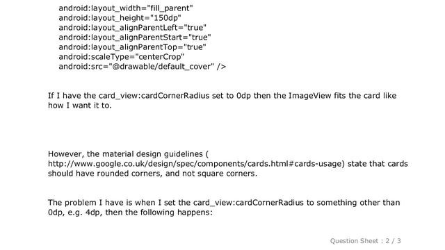 Android : Make ImageView fit width of CardView смотреть онлайн