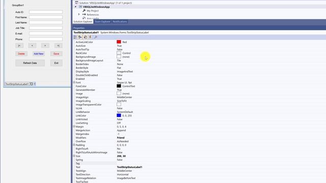 Programming in Visual Basic .NET - How to Connect VB.NET with SQLite Database смотреть онлайн