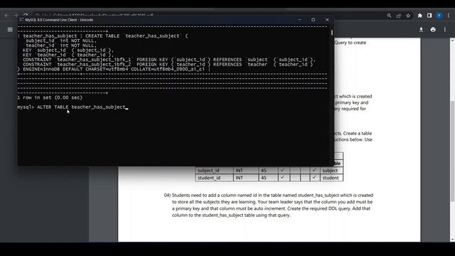 Data Base Task 45 | 1st Year | Java Institute For Advanced Technology смотреть онлайн