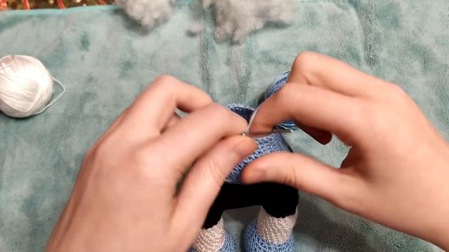 Зайчик вязаный крючком. Амигуруми МК. Символ 2023 года. Подробный мастер класс. Вязаные игрушки. смотреть онлайн