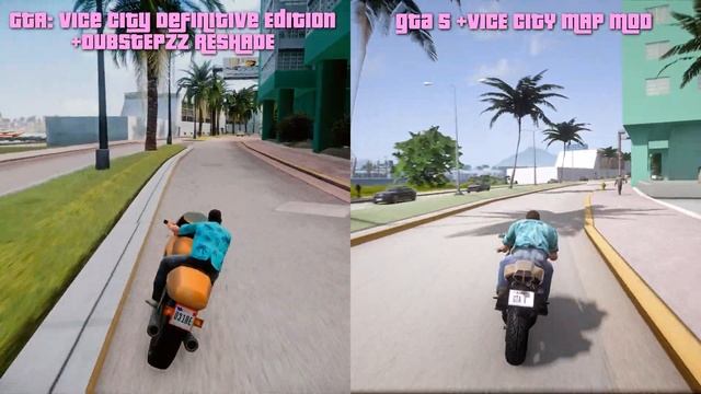 GTA: Vice City Definitive Edition vs GTA 5 Vice City Map Mod! Which is Better? смотреть онлайн