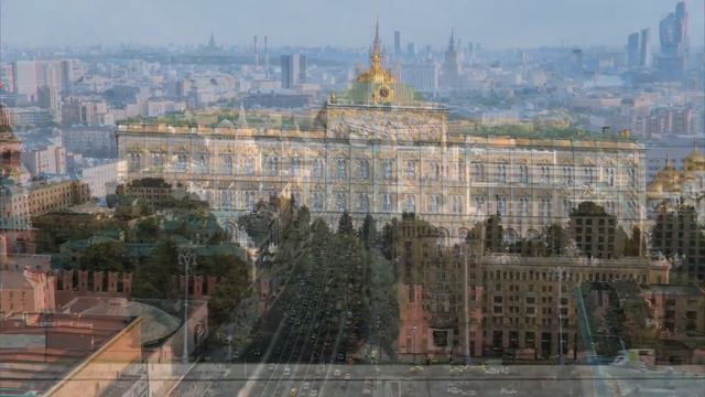 FLYING OVER MOSCOW(4K Ultra HD) Ambient Aerial Film + Music for Stress Relief | Adectro Laxation смотреть онлайн