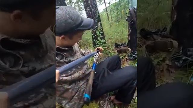 Чистка ружья подручными средствами. смотреть онлайн