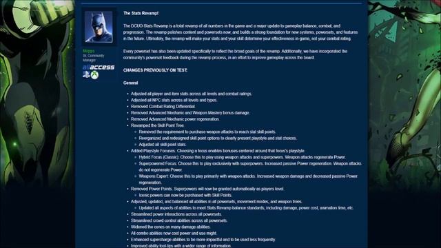 DC Universe Online - Game Update 73 : Stat Revamp Overview смотреть онлайн