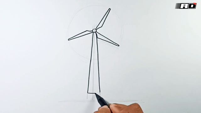 How to draw Wind Turbine смотреть онлайн