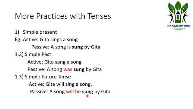 VOICE - Part I; SEE REVISION;GRAMMAR COURSE; (GRADE 8-10) смотреть онлайн