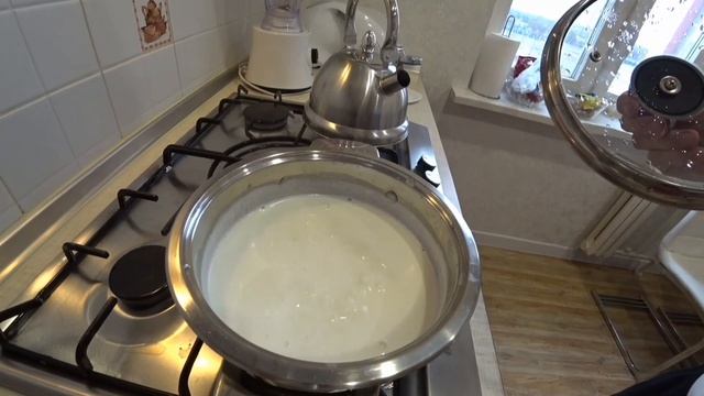 Как приготовить рисовую кашу на молоке / Milk porridge / Food смотреть онлайн