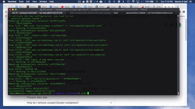 Docker containers apache and virtual hosted node sites смотреть онлайн