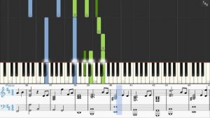 Minecraft - Sweden [C418] | Piano Tutorial | Synthesia | Sheet Music