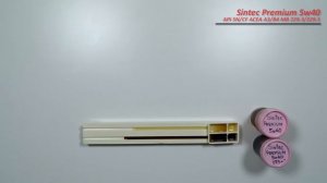 Sintec Premium 5w40 (отработка из Mercedes 8 685 км.,  193 м.ч., турбо-бензин).