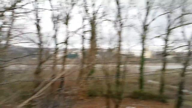 Ботанический сад в Кутаиси: вид на Харебу, св. Георгия и развалины Баграти, Грузия, 08.01.2015 смотреть онлайн