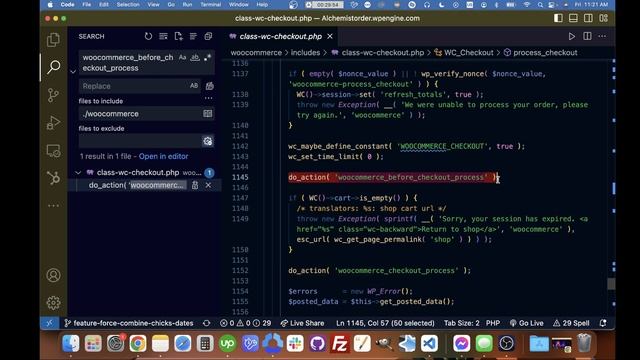 Run PHP function after "Place Order" clicked, but before order is created in WooCommerce смотреть онлайн