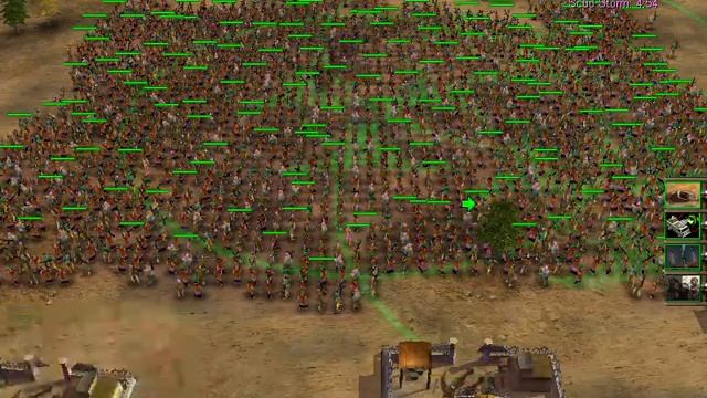 Command And Conquer Generals Zero Hour Destroy Angry Mob with Scud Strom смотреть онлайн