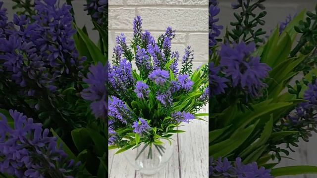 Лаванда, искусственное растение. Высота 35 см. (арт. 43700) смотреть онлайн