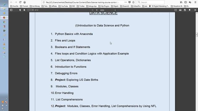 What is Data Science for Beginners in Telugu | What is Data Science | VLR Training Class - 01 смотреть онлайн