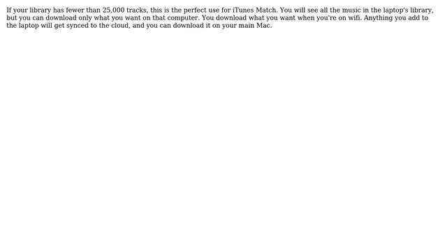 How to manage remote music library but at the same time have some music still on the MacBook... смотреть онлайн