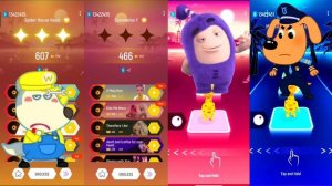 Cocomelon Friends VS Baby Shark Dance VS Oddbods Pogo VS Bluey Bingo / Tiles Hop EDM Rush 10