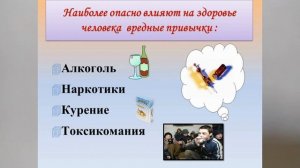 ВРЕДНЫЕ ПРИВЫЧКИ И ЗДОРОВЬЕ. ОСНОВЫ БЕЗОПАСНОСТИ ЖИЗНЕДЕЯТЕЛЬНОСТИ. 5й КЛАСС   26йВИдЕОv5KL