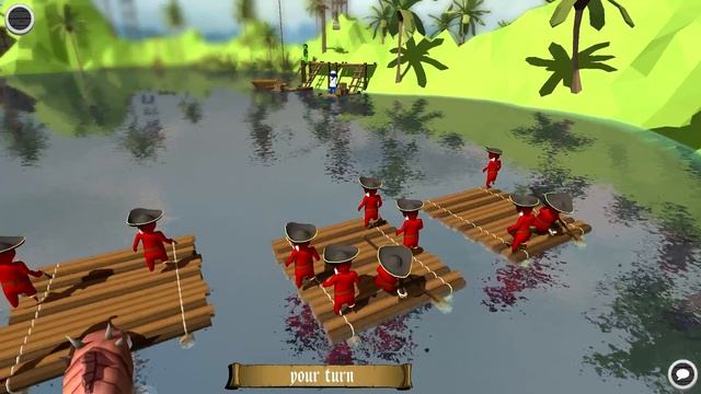Stupid Raft Battle Simulator! WHO IS THE BEST LEADER!? W/ SSundee смотреть онлайн