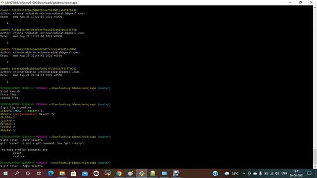 Git Session 3 || Git Reverting Local and Remote Repository Changes || Git Reset || Git Revert смотреть онлайн