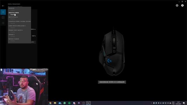 G502 Hero Mouse Logitech com 25600 de DPI! смотреть онлайн