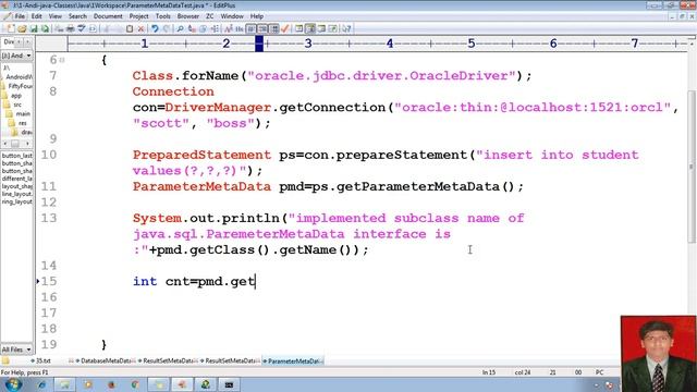 74 Advanced Java Tutorial |JDBC | ParameterMetadata | Java Database Connectivity | adv java смотреть онлайн